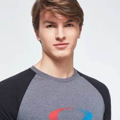 Usa Gradient Ellipse 3/4 Tee<Oakley Outlet